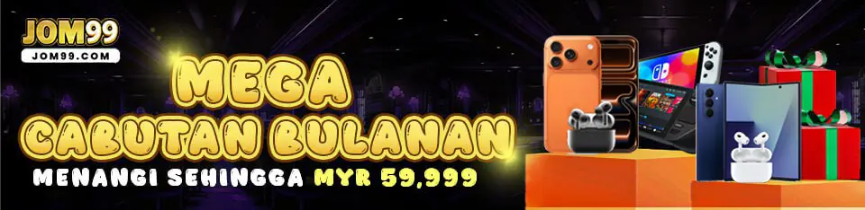 Mega Cabutan Bulanan JOM99 – menangi sehingga MYR 59,999